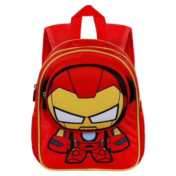 Mochila Pocket Bobblehead Marvel Iron Man Rojo 1