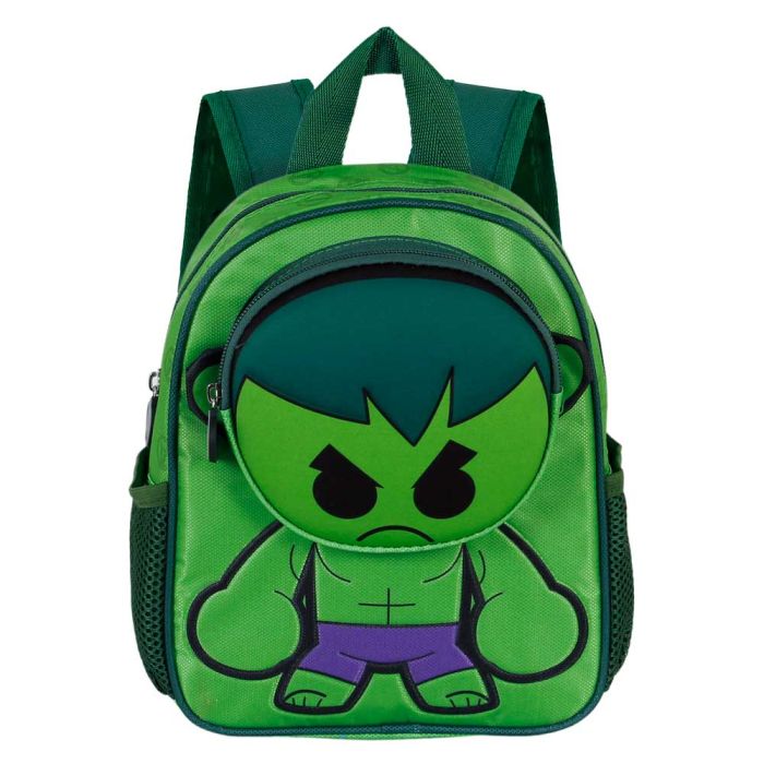 Mochila Pocket Bobblehead Marvel Hulk Verde 1