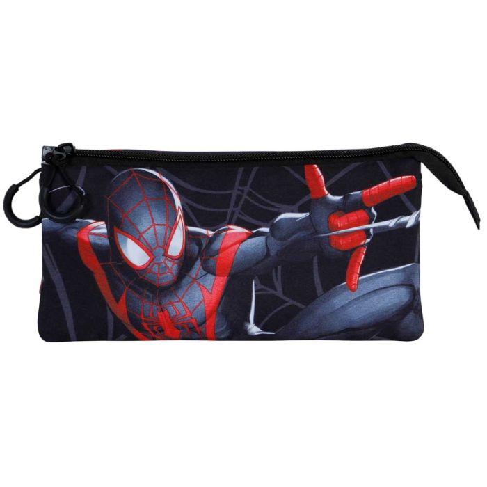 Portatodo Triple FAN 2.0 Miles Marvel Spiderman Negro 1 Portatodo Triple FAN 2.0 Miles Marvel Spiderman Negro 1