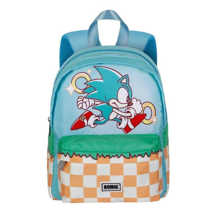 Mochila Preescolar Joy Run Sonic The Hedgehog - SEGA Azul 1