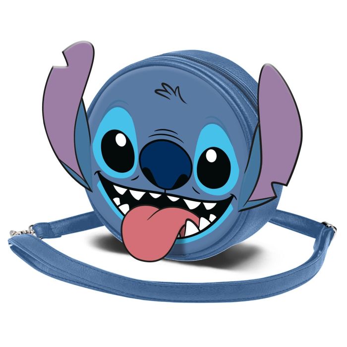 Bolso Redondo Tongue Disney Lilo y Stitch Azul