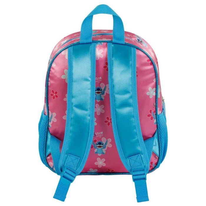 Mochila 3D Pequeña Match Disney Lilo y Stitch Rosa 2