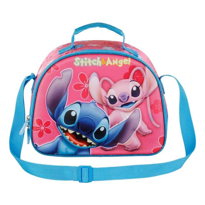 Bolsa Portamerienda 3D Match Disney Lilo y Stitch Rosa 1