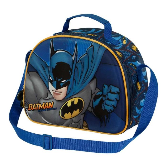 Bolsa Portamerienda 3D Night DC Comics Batman Azul Oscuro
