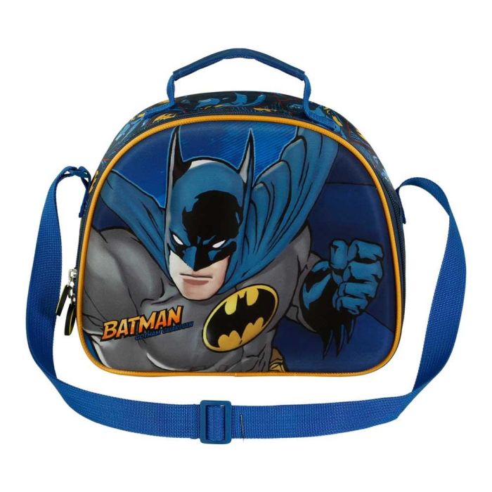 Bolsa Portamerienda 3D Night DC Comics Batman Azul Oscuro 1