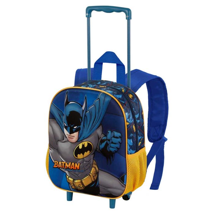 Mochila 3D con Ruedas Pequeña Night DC Comics Batman Azul Oscuro