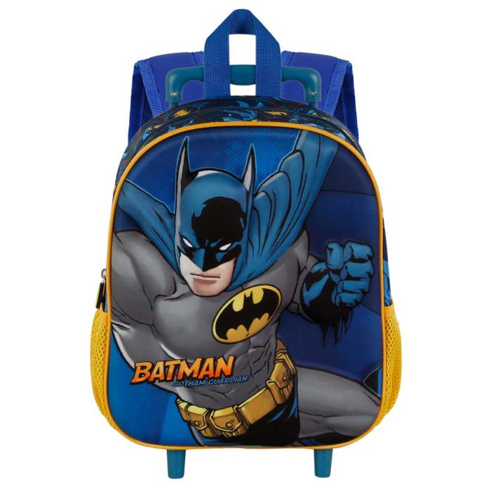 Mochila 3D con Ruedas Pequeña Night DC Comics Batman Azul Oscuro 1