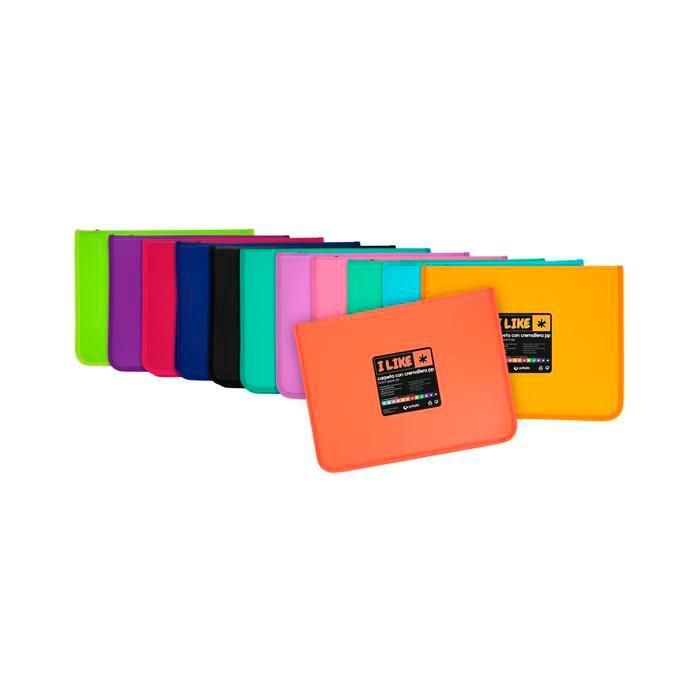 Grafoplás Carpeta Con Cremallera Like A4+ Pp Semirrígido Opaco Mandarina Grafoplás Carpeta Con Cremallera Like A4+ Pp Semirrígido Opaco Mandarina