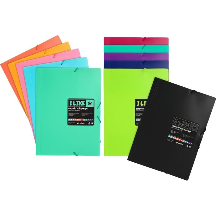 Grafoplás Carpeta 3 Solapas Like Pp Opaco Gomas Folio Turquesa Grafoplás Carpeta 3 Solapas Like Pp Opaco Gomas Folio Turquesa
