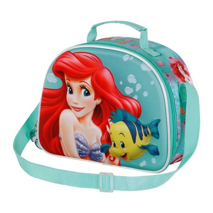 Bolsa Portamerienda 3D Sea Disney Ariel Azul