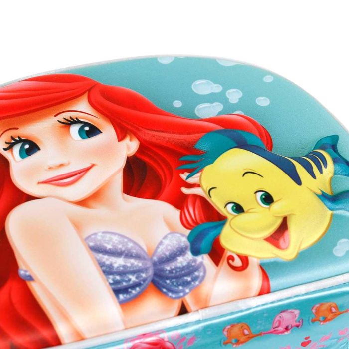 Bolsa Portamerienda 3D Sea Disney Ariel Azul 3