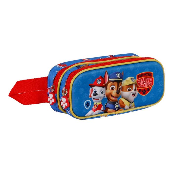 Estuche Portatodo 3D Doble Ready Paw Patrol Multicolor 2