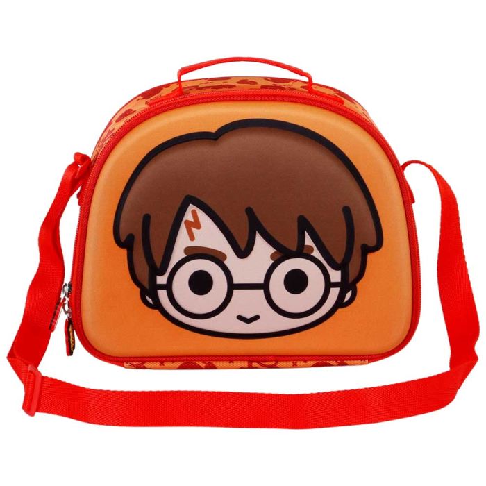 Bolsa Portamerienda 3D Bobblehead Harry Potter Naranja 1