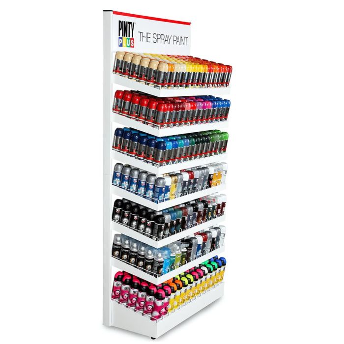 Expositor pintyplus con 546 ud de sprays pintyplus Expositor pintyplus con 546 ud de sprays pintyplus