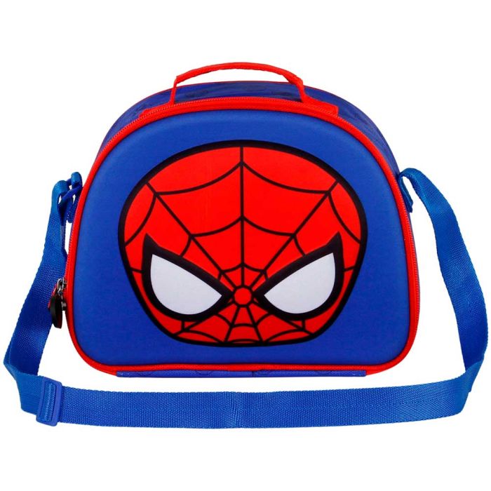 Bolsa Portamerienda 3D Bobblehead Marvel Spiderman Azul 1