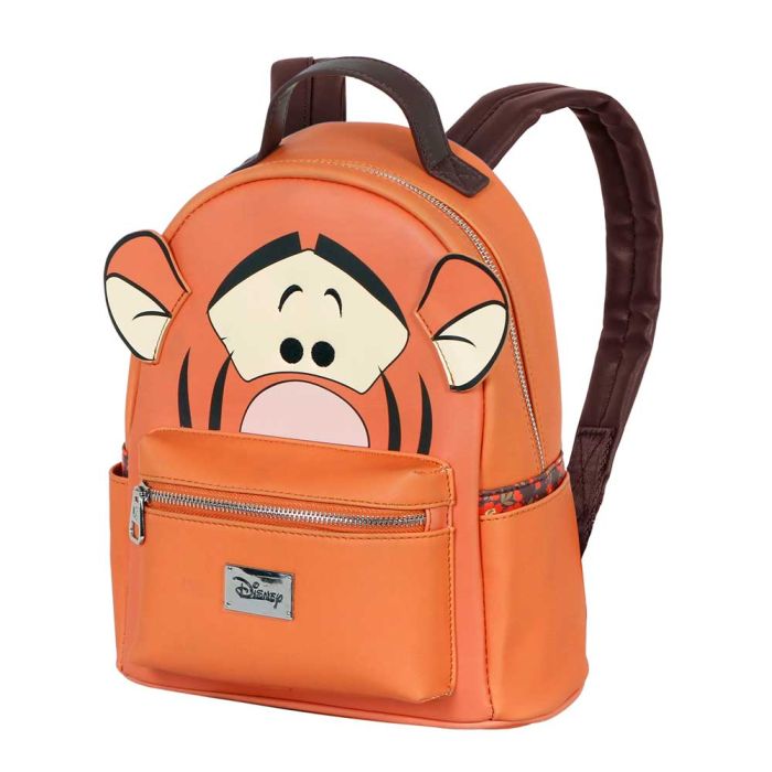 Mochila Heady Tiger Face Disney Winnie The Pooh Naranja