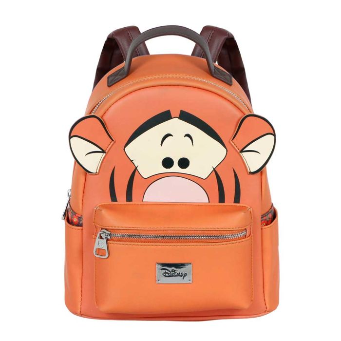 Mochila Heady Tiger Face Disney Winnie The Pooh Naranja 1