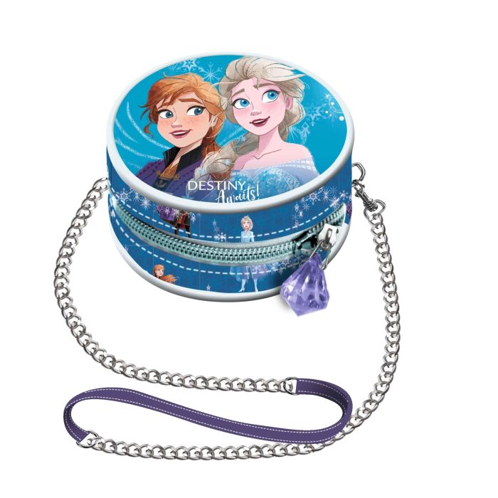 Mini Bolso con Cadena Redondo Destiny Disney Frozen 2 Azul