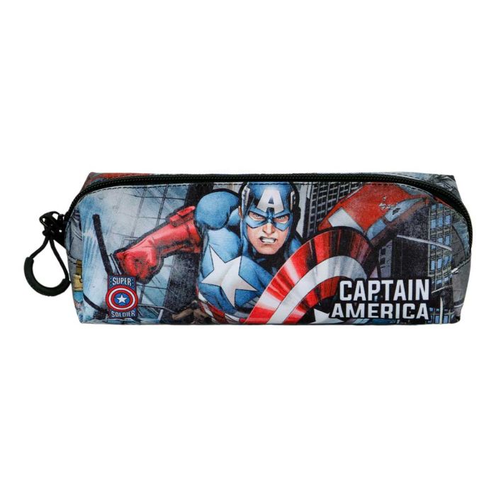 Estuche Portatodo Cuadrado FAN 2.0 Defender Marvel Capitán América Multicolor 1