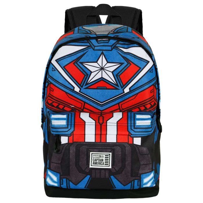 Mochila HS FAN 2.0 Tekk Costume Marvel Capitán América Azul 1