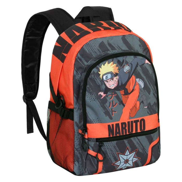 Mochila Fight FAN 2.0 Shuriken Naruto Gris 2