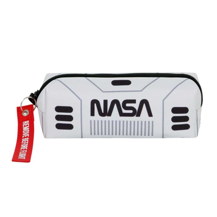 Estuche Portatodo Cuadrado FAN 2.0 Spaceship NASA Blanco 1