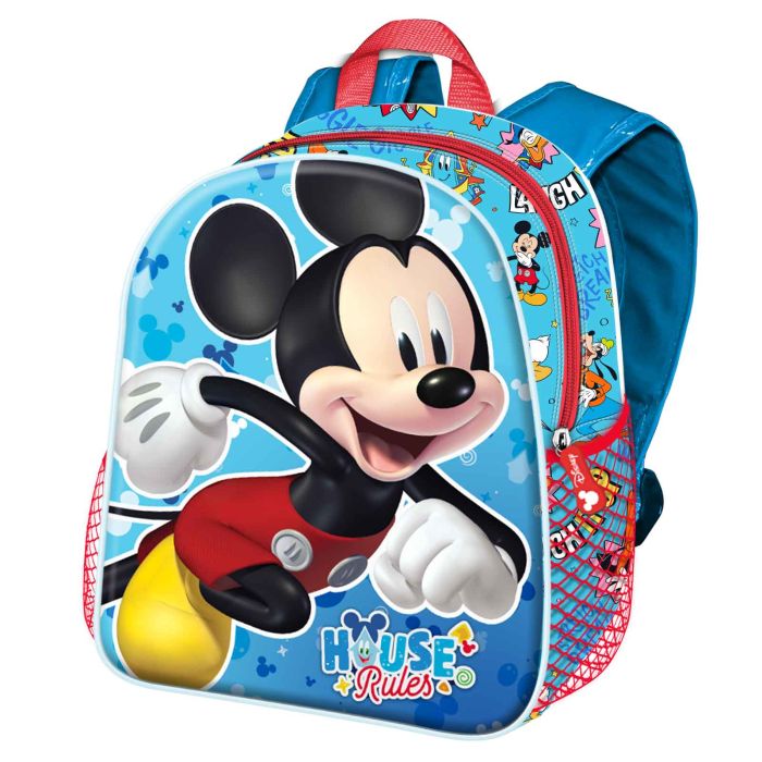 Mochila Basic House Mickey Mouse Azul Mochila Basic House Mickey Mouse Azul