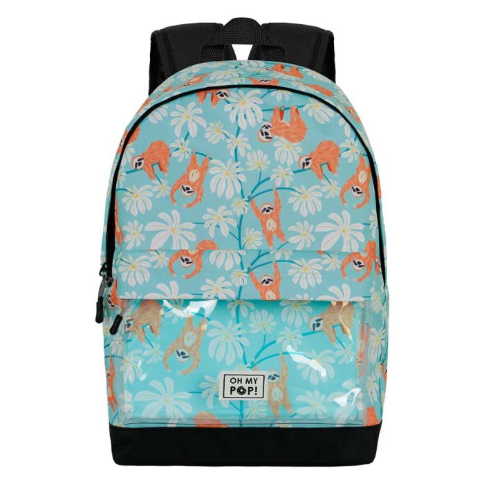 Oh My Pop! Lazy Mochila HS Clear, Turquesa 1 Oh My Pop! Lazy Mochila HS Clear, Turquesa 1