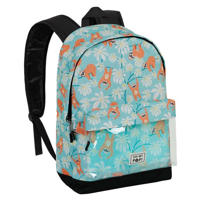 Oh My Pop! Lazy Mochila HS Clear, Turquesa 2 Oh My Pop! Lazy Mochila HS Clear, Turquesa 2
