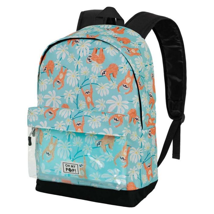 Mochila HS Clear Lazy Oh My Pop! Turquesa Mochila HS Clear Lazy Oh My Pop! Turquesa