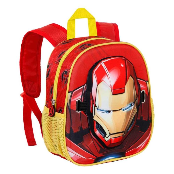 Mochila Mask Armour Marvel Iron Man Rojo 2