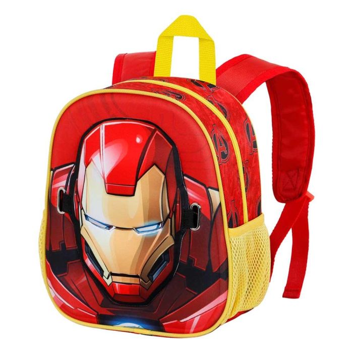 Mochila Mask Armour Marvel Iron Man Rojo 4