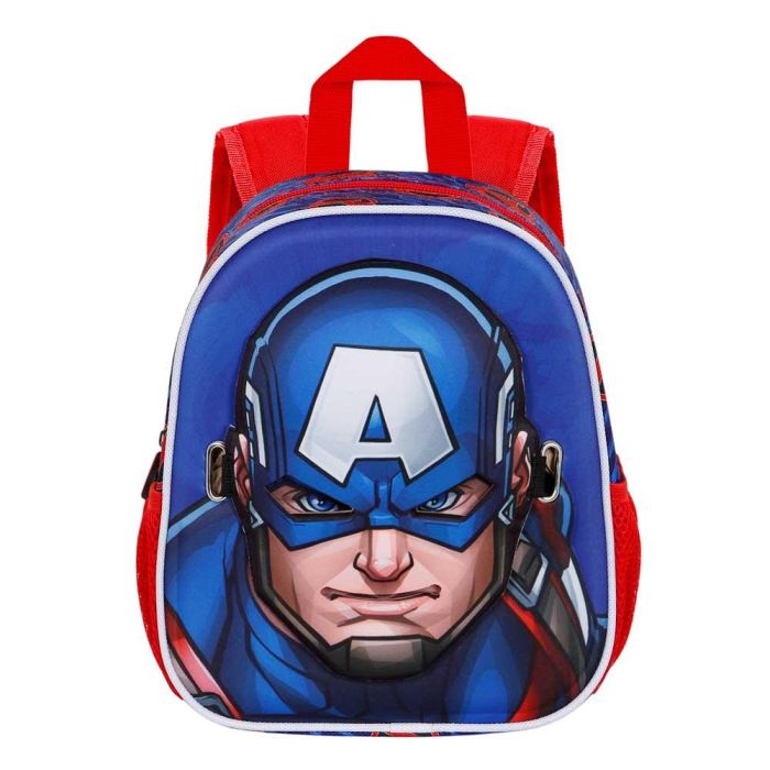 Mochila Mask First Marvel Capitán América Azul 1