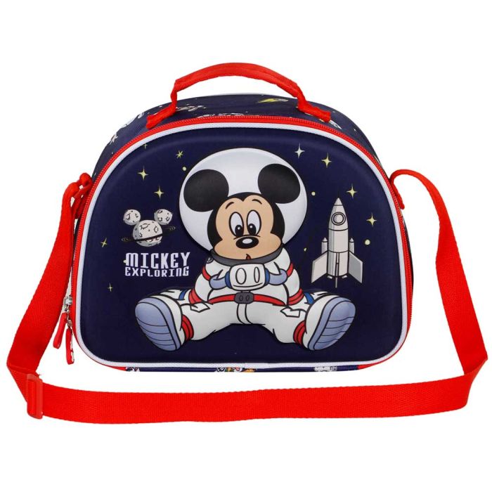 Bolsa Portamerienda 3D Astronaut Disney Mickey Mouse Azul 1