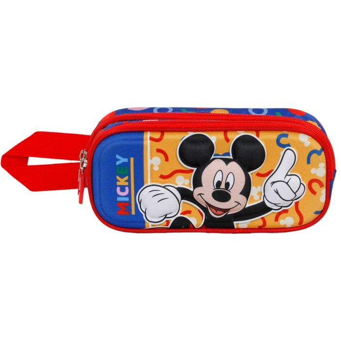 Estuche Portatodo 3D Doble Oh Boy Disney Mickey Mouse Rojo 1