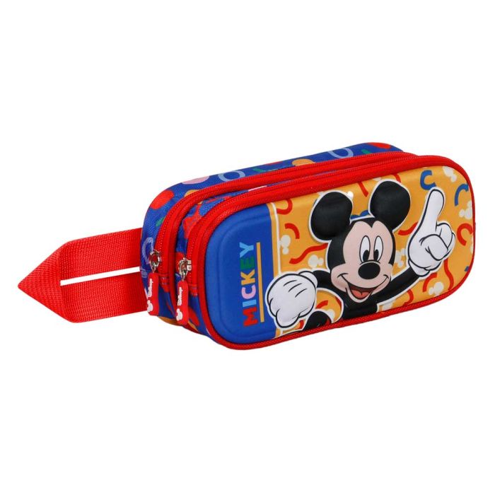 Estuche Portatodo 3D Doble Oh Boy Disney Mickey Mouse Rojo 2