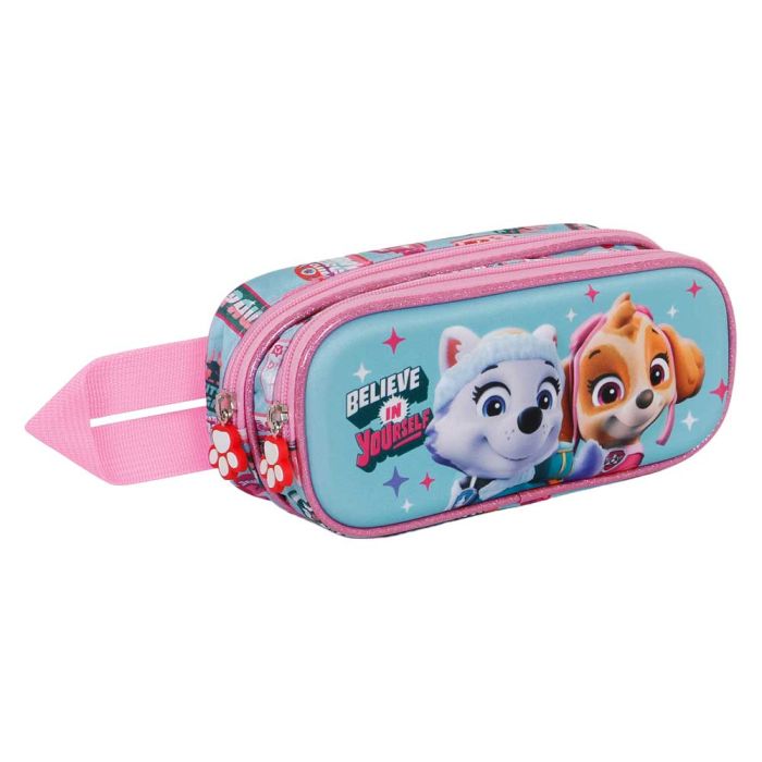 Estuche Portatodo 3D Doble Believe Paw Patrol Multicolor 2