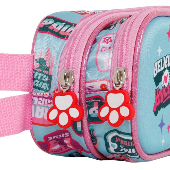 Estuche Portatodo 3D Doble Believe Paw Patrol Multicolor 4