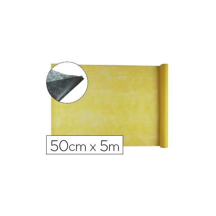 Tejido Sin Tejer Liderpapel Terileno 25 gr-M2 Rollo De 5 Mt Amarillo