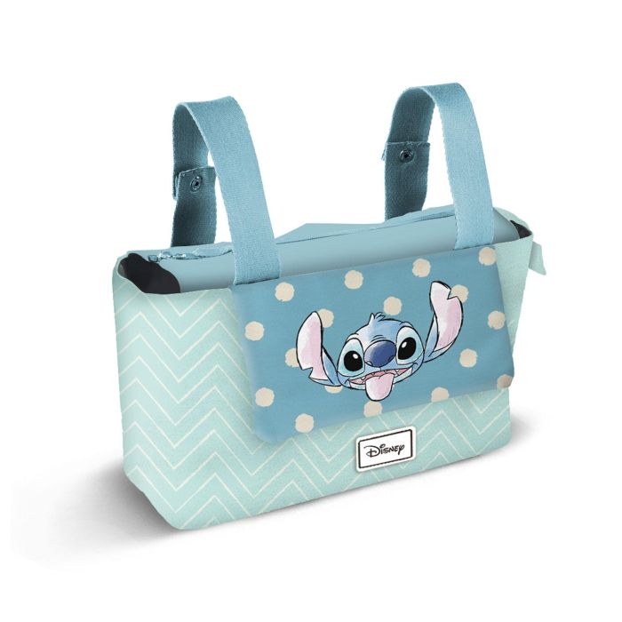 Bolso Organizador Carro Bebé Hamper Mommy Lovely Disney Lilo y Stitch Azul