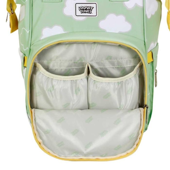 Mochila Mommy Clouds Looney Tunes Tweety (Piolín) Verde 3