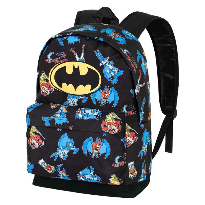 Mochila HS FAN 2.0 Batman Tunes Looney Negro