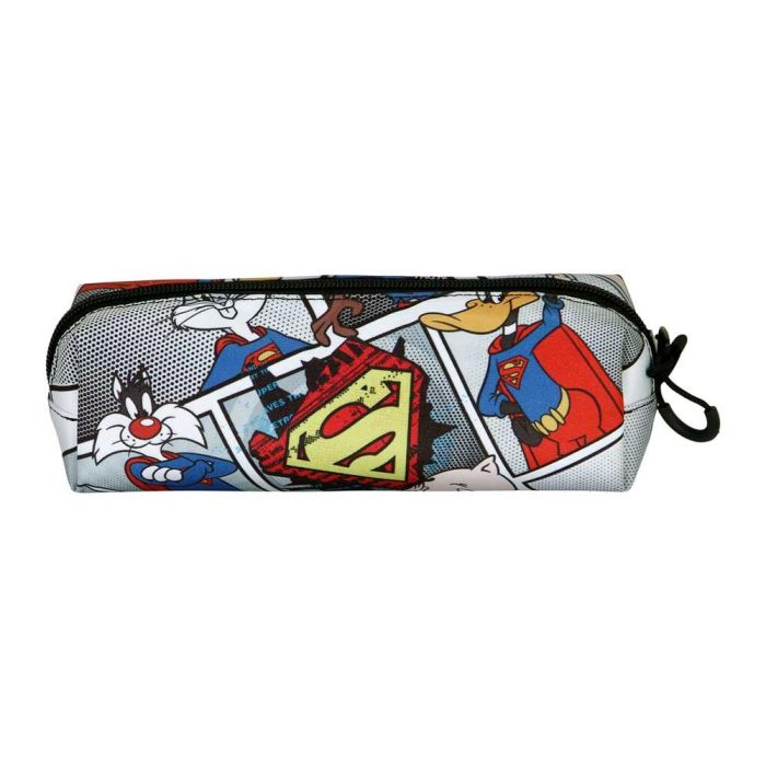 Estuche Portatodo Cuadrado FAN 2.0 Super Tunes Looney Gris 2