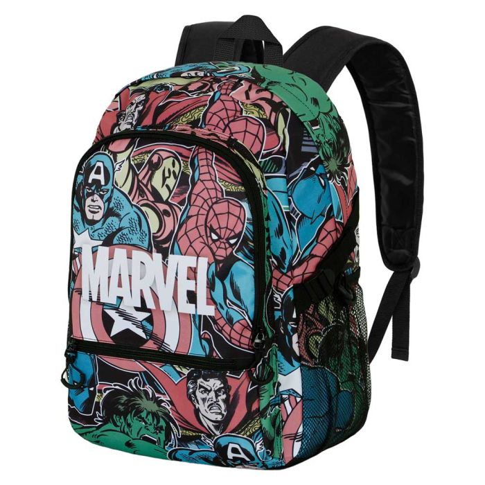 Mochila Fight FAN 2.0 Heroes Marvel Multicolor