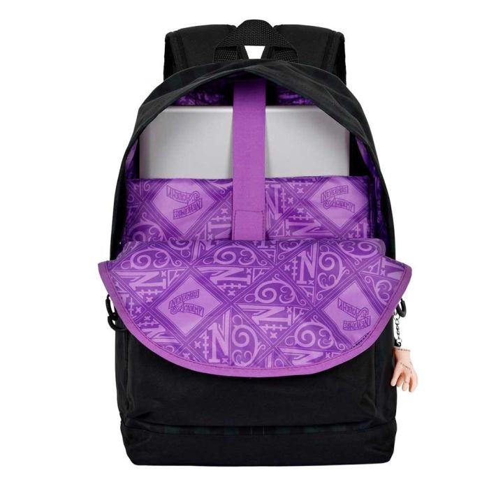 Mochila HS FAN 2.0 Uniform Wednesday Miércoles Negro 3