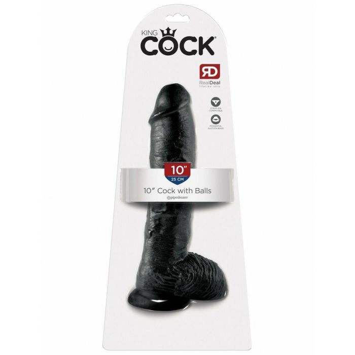 Consolador Realista Pipedream - King Cock Negro 4