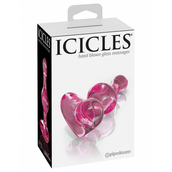 Plug Anal Pipedream Icicles Rosa 7