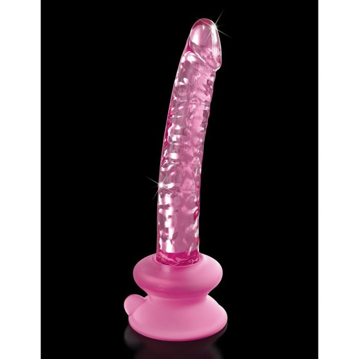 Consolador Realista Pipedream Vidrio Rosa 4