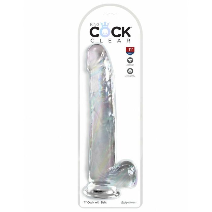 Consolador Realista Pipedream - King Cock Transparente 1