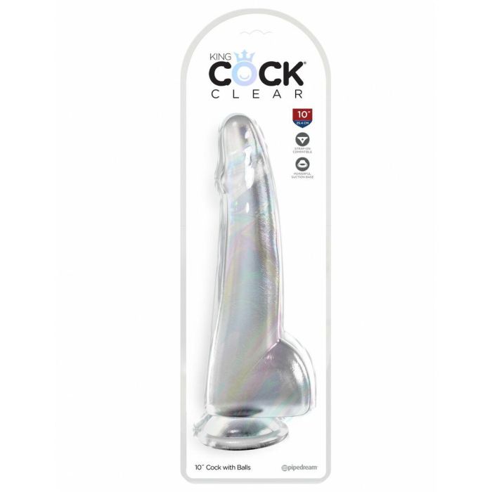 Consolador Realista Pipedream - King Cock Transparente 1